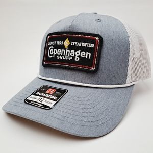 Copenhagen Embroidered Patch Trucker Richardson 112 Rope Baseball Cap Hat Me…
